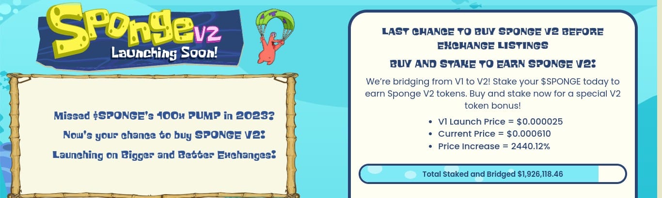 Sponge V2 - billede fra Sponge V2 hjemmesiden